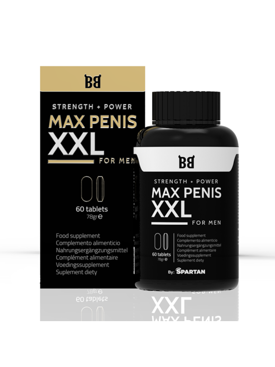 MAX PENIS XXL AUMENTO PENE 60 CÁPSULAS DE LA MARCA BLACK BULL