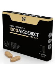 100% VIGOERECT POTENCIADOR PARA HOMBRE 10 CÁPSULAS DE LA MARCA BLACK BULL