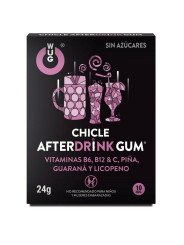 AFTER DRINK CHICLE RESACA 10 UNIDADES DE LA MARCA WUG GUM