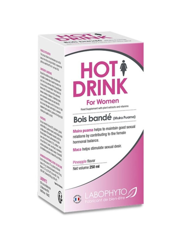 HOT DRINK FOR WOMEN COMPLEMENTO ALIMENTICIO ENERGIA SEXUAL 250 ML DE LA MARCA LABOPHYTO