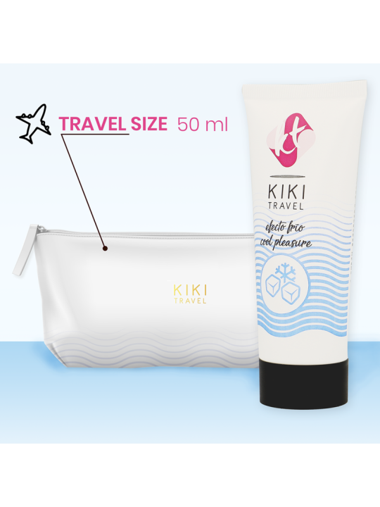 GEL DESLIZANTE EFECTO FRÍO INTENSIFICADOR 50 ML DE LA MARCA KIKÍ TRAVEL