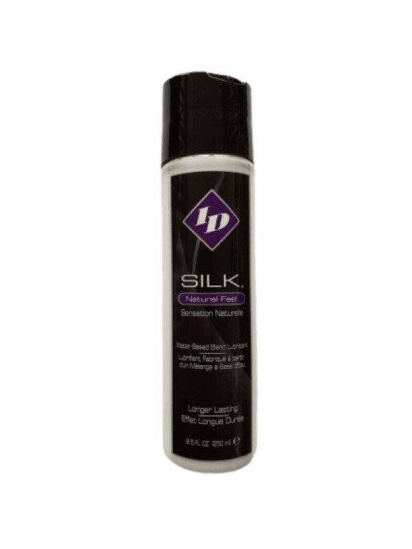 LUBRICANTE BASE AGUA Y SILICONA NATURAL FEEL 250 ML DE LA MARCA ID SILK