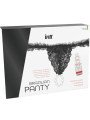 INTT RELEASES - PANTY BRASILEÑA NEGRA CON PERLAS Y GEL LUBRICANTE 50 ML DE LA MARCA INTT RELEASES