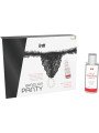 INTT RELEASES - PANTY BRASILEÑA NEGRA CON PERLAS Y GEL LUBRICANTE 50 ML DE LA MARCA INTT RELEASES