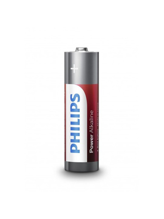 POWER ALKALINE PILA AA LR6 BLISTER*4 DE LA MARCA PHILLIPS