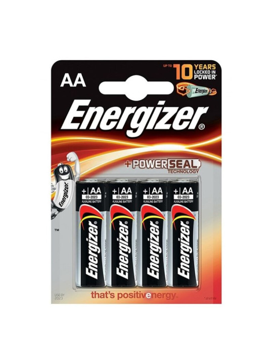 ALKALINE POWER PILA ALCALINA AA LR6 BLISTER*4 DE LA MARCA ENERGIZER