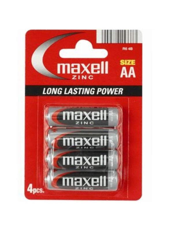 PILA SALINA MANGANESO AA R6 BLISTER*4 DE LA MARCA MAXELL