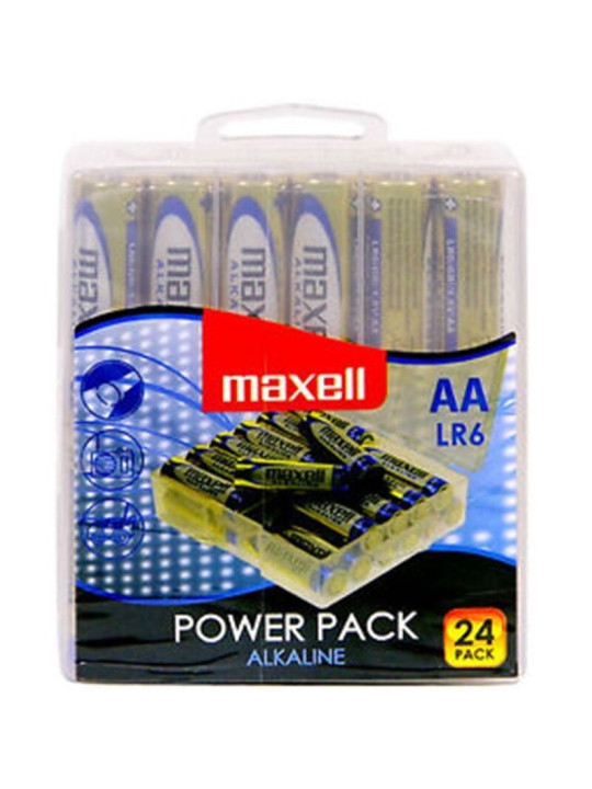 PILA ALCALINA AA LR6 PACK*24 PILAS DE LA MARCA MAXELL