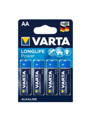 LONGLIFE POWER PILA ALCALINA AA LR6 BLISTER*4 DE LA MARCA VARTA