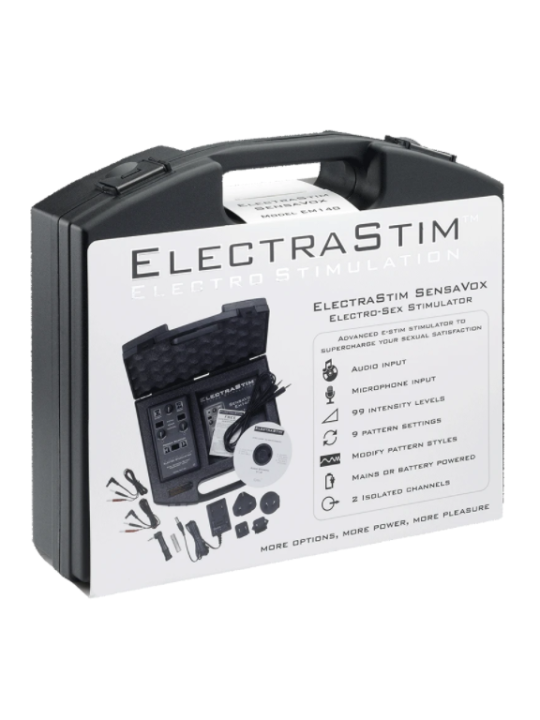 SENSAVOX E-STIM ELECTRO ESTIMULADOR DE LA MARCA ELECTRASTIM