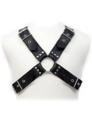 BUCKLES HARNESS DE LA MARCA LEATHER BODY