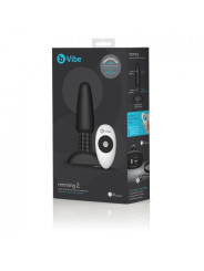 VIBE - RIMMING CONTROL REMOTO ANAL PLUG 2 NEGRO DE LA MARCA B-VIBE