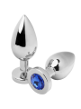 METAL HARD - ANAL PLUG DIAMOND AZUL MEDIUM 7.62CM DE LA MARCA METAL HARD