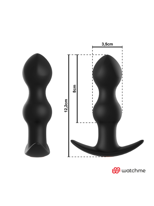 WATCHME CONTROL REMOTO PLUG VIBRADOR ANAL TIBERIO DE LA MARCA ANBIGUO