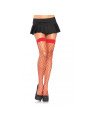 LEG AVENUE - MEDIAS DE RED MEDIANA ROJO DE LA MARCA LEG AVENUE HOSIERY