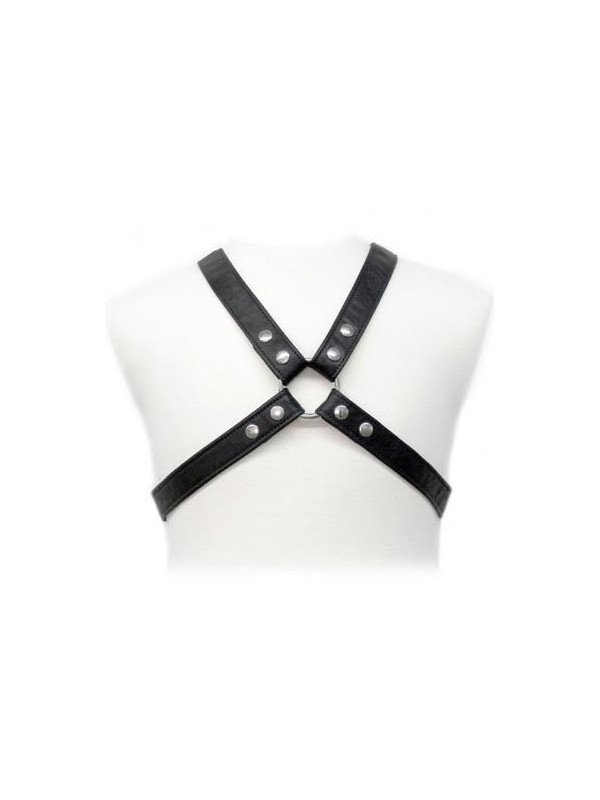 LASIC HARNESS IN GARMENT DE LA MARCA LEATHER BODY