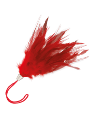 PLUMA ESTIMULADORA ROJO 17CM DE LA MARCA DARKNESS SENSATIONS