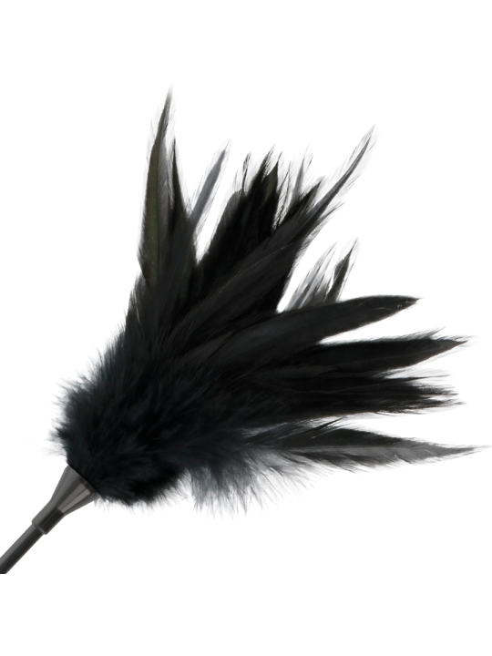 FUSTA CON PLUMA NEGRO DE LA MARCA DARKNESS SENSATIONS