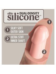 KING COCK - ELITE KIT ARNES AJUSTABLE DELUXE ANILLO CON TESTICULOS & DILDO 20.3 CM DE LA MARCA KING COCK