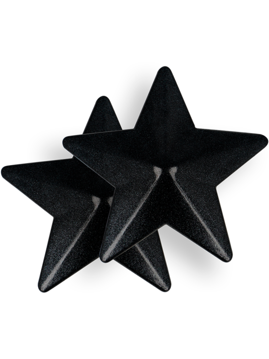 CUBRE PEZONES ESTRELLAS NEGRAS DE LA MARCA COQUETTE ACCESSORIES