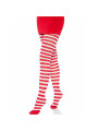 MEDIAS DE RAYAS BLANCO/ROJO DE LA MARCA LEG AVENUE HOSIERY