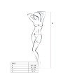 WOMAN BS019 BODYSTOCKING NEGRO TALLA UNICA DE LA MARCA PASSION WOMAN BODYSTOCKINGS