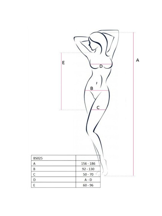 WOMAN BS025 BODYSTOCKING ESTILO VESTIDO BLANCO TALLA UNICA DE LA MARCA PASSION WOMAN BODYSTOCKINGS