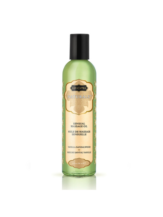 ACEITE DE MASAJE VAINILLA CON SNDALO 236ML DE LA MARCA KAMASUTRA COSMETICS