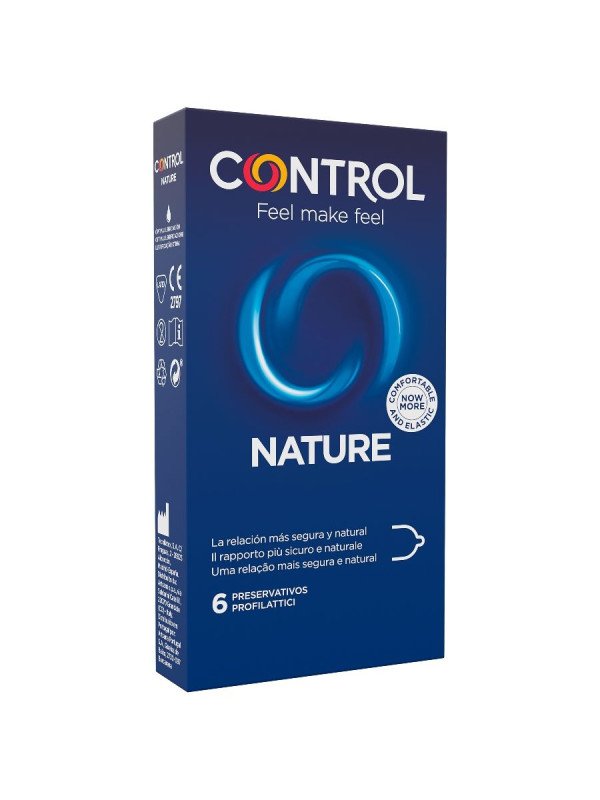 ADAPTA NATURE PRESERVATIVOS 6 UNIDADES DE LA MARCA CONTROL CONDOMS