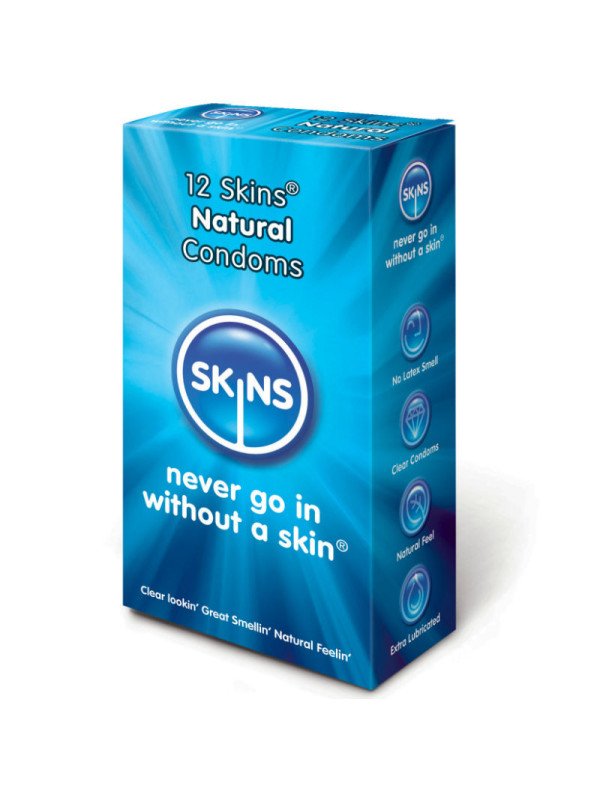 PRESERVATIVO NATURAL PACK 12 UDS DE LA MARCA SKINS