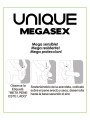 MEGASEX PRESERVATIVOS SENSITIVOS CON LIGUERO SIN LATEX 3 UNIDADES DE LA MARCA UNIQ