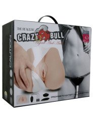 VAGINA Y ANO REALISTICOS CON VIBRACION POSICION 3 DE LA MARCA CRAZY BULL