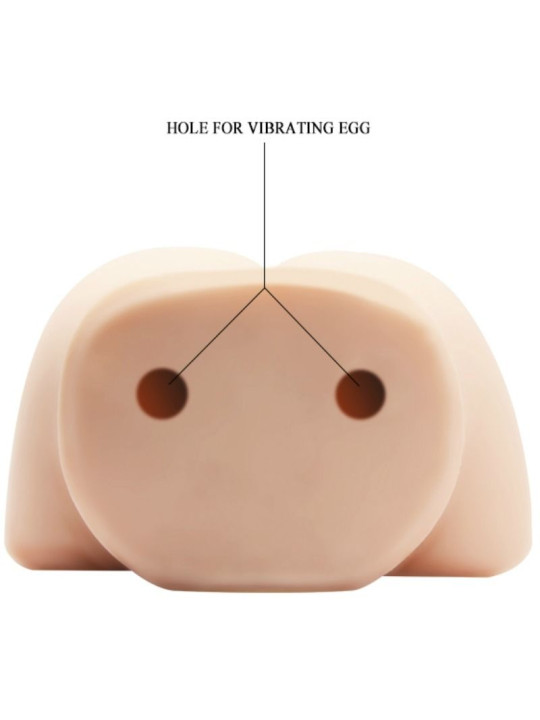 VAGINA Y ANO REALISTICOS CON VIBRACION POSICION 4 DE LA MARCA CRAZY BULL