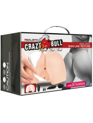 VAGINA Y ANO REALISTICOS CON VIBRACION POSICION 4 DE LA MARCA CRAZY BULL