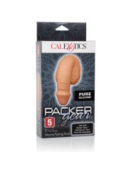 PACKING PENIS PENE DE SILICONA 12.75CM CARAMELO DE LA MARCA CALEXOTICS