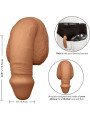 PACKING PENIS PENE DE SILICONA 12.75CM CARAMELO DE LA MARCA CALEXOTICS