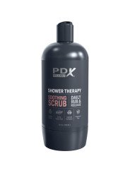 MASTURBADOR STROKER DISEÑO DISCRETO DE BOTE CHAMPU SOOTHING SCRUB CARAMELO DE LA MARCA PDX PLUS+