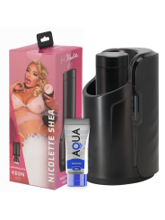 KEON + FEEL NICOLETTE SHEA STROKER + LUBRICANTE AQUA QUALITY 50 ML DE LA MARCA KIIROO