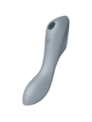 CURVY TRINITY 3 ESTIMULADOR Y VIBRADOR GRIS DE LA MARCA SATISFYER AIR PULSE