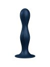 DOUBLE BALL-R DILDO SILICONA GRANATE DE LA MARCA SATISFYER PLUGS