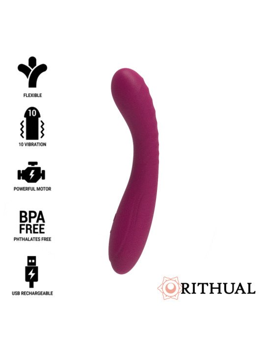 ESTIMULADOR RITUAL KRIYA PUNTO-G RECARGABLE ORQUIDEA DE LA MARCA RITHUAL