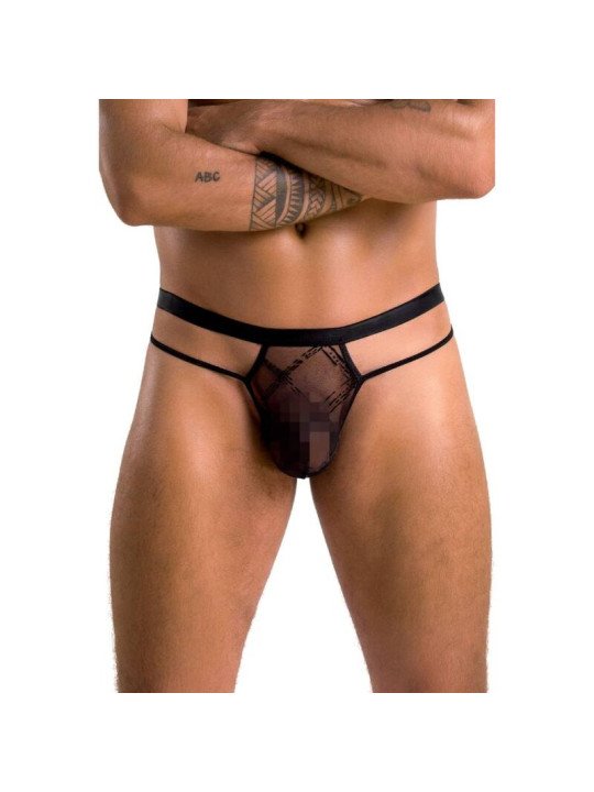 029 TANGA COLLIN NEGRO S/M DE LA MARCA PASSION MEN