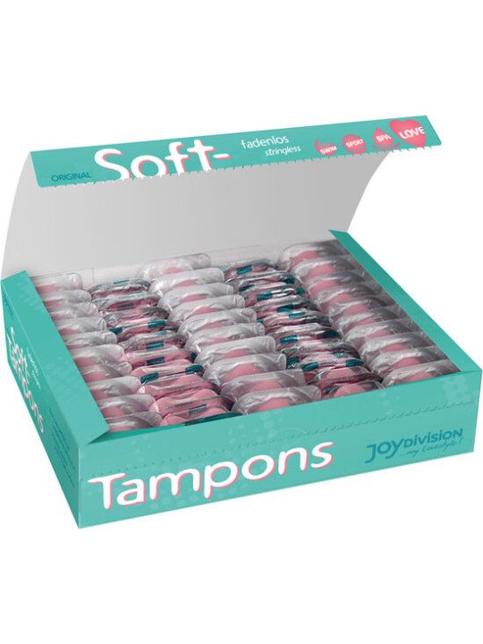 TAMPONS - TAMPONES ORIGINALES MINI LOVE / 50UDS DE LA MARCA JOYDIVISION SOFT-TAMPONS