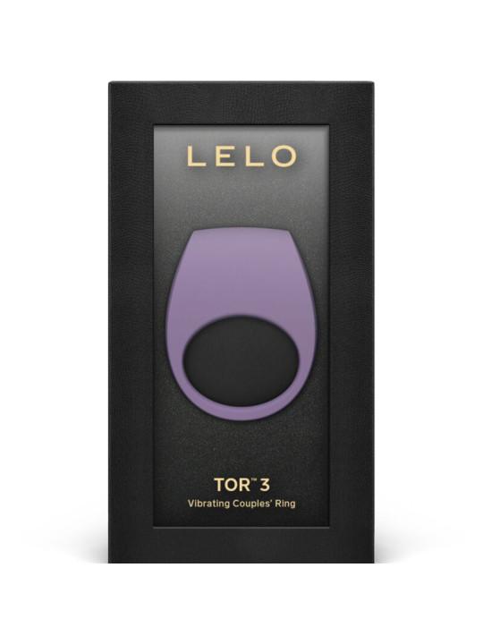 TOR 3 ANILLO VIBRADOR NEGRO DE LA MARCA LELO