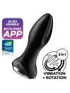 ROTATOR PLUG 2+ PLUG VIBRADOR APP NEGRO DE LA MARCA SATISFYER CONNECT