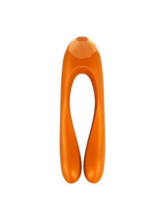 CANDY CANE VIBRADOR DEDO NARANJA DE LA MARCA SATISFYER VIBRATOR