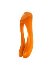 CANDY CANE VIBRADOR DEDO NARANJA DE LA MARCA SATISFYER VIBRATOR