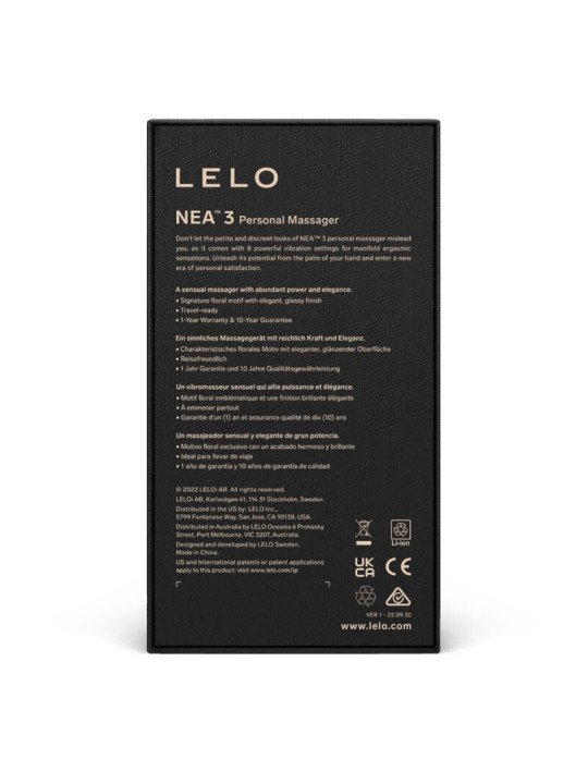 LELO - NEA 3 MASAJEADOR PERSONAL - AZUL DE LA MARCA LELO