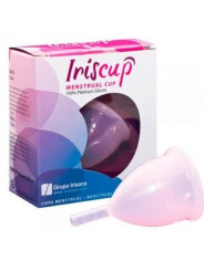 COPA MESTRUAL ROSA PEQUEÑA + BOLSA ESTERILIZADORA GRATIS DE LA MARCA IRISCUP