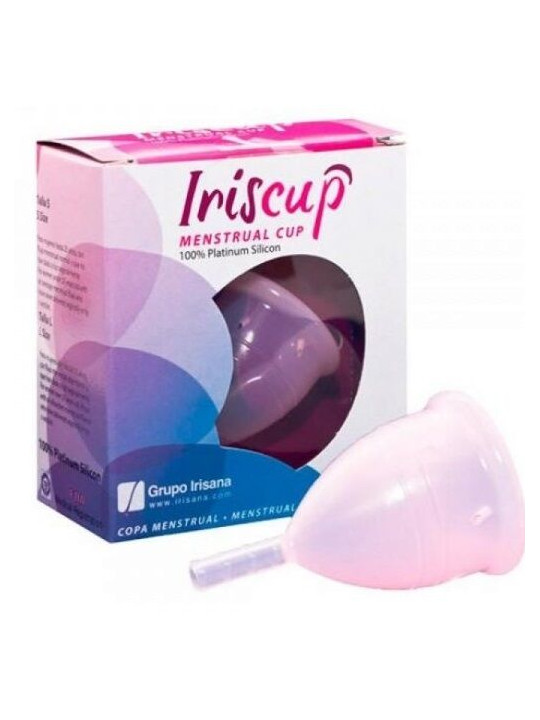 COPA MESTRUAL ROSA PEQUEÑA + BOLSA ESTERILIZADORA GRATIS DE LA MARCA IRISCUP